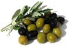 les olives vertes et noires