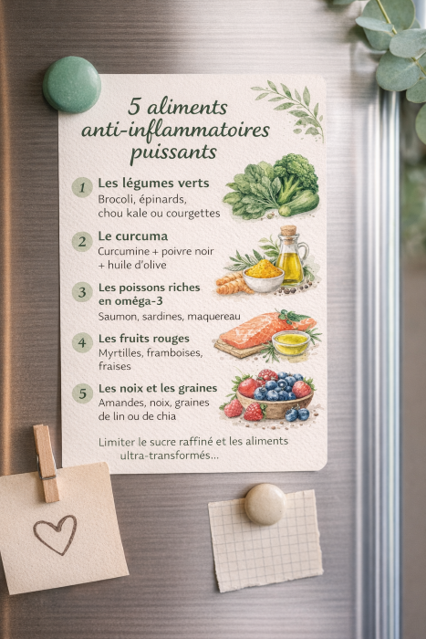 5 aliments anti inflammatoires