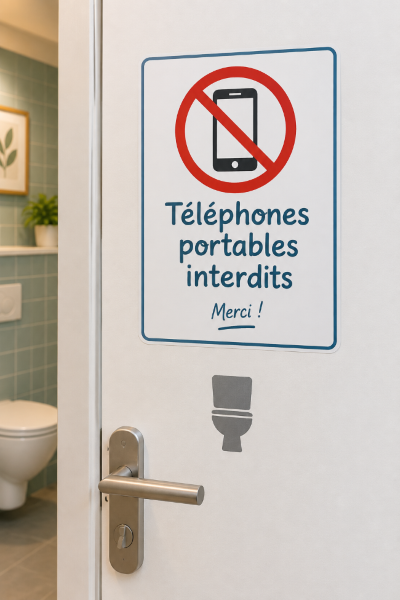 Téléphone portables intérdits